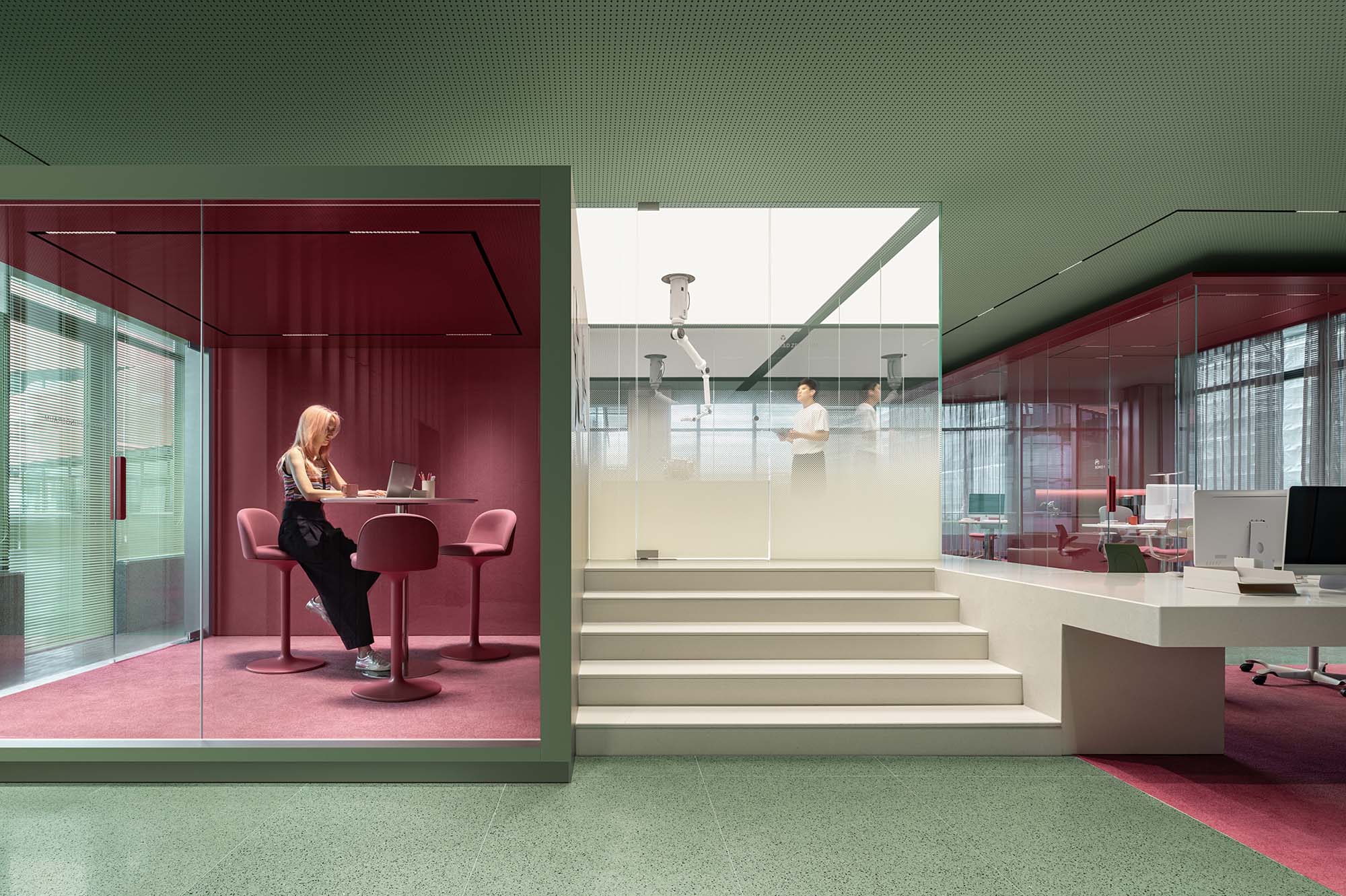 IFG伊波莱茨建筑设计,办公室设计案例,办公室设计方案,宁波,MAX科技园,销售中心,办公室设计