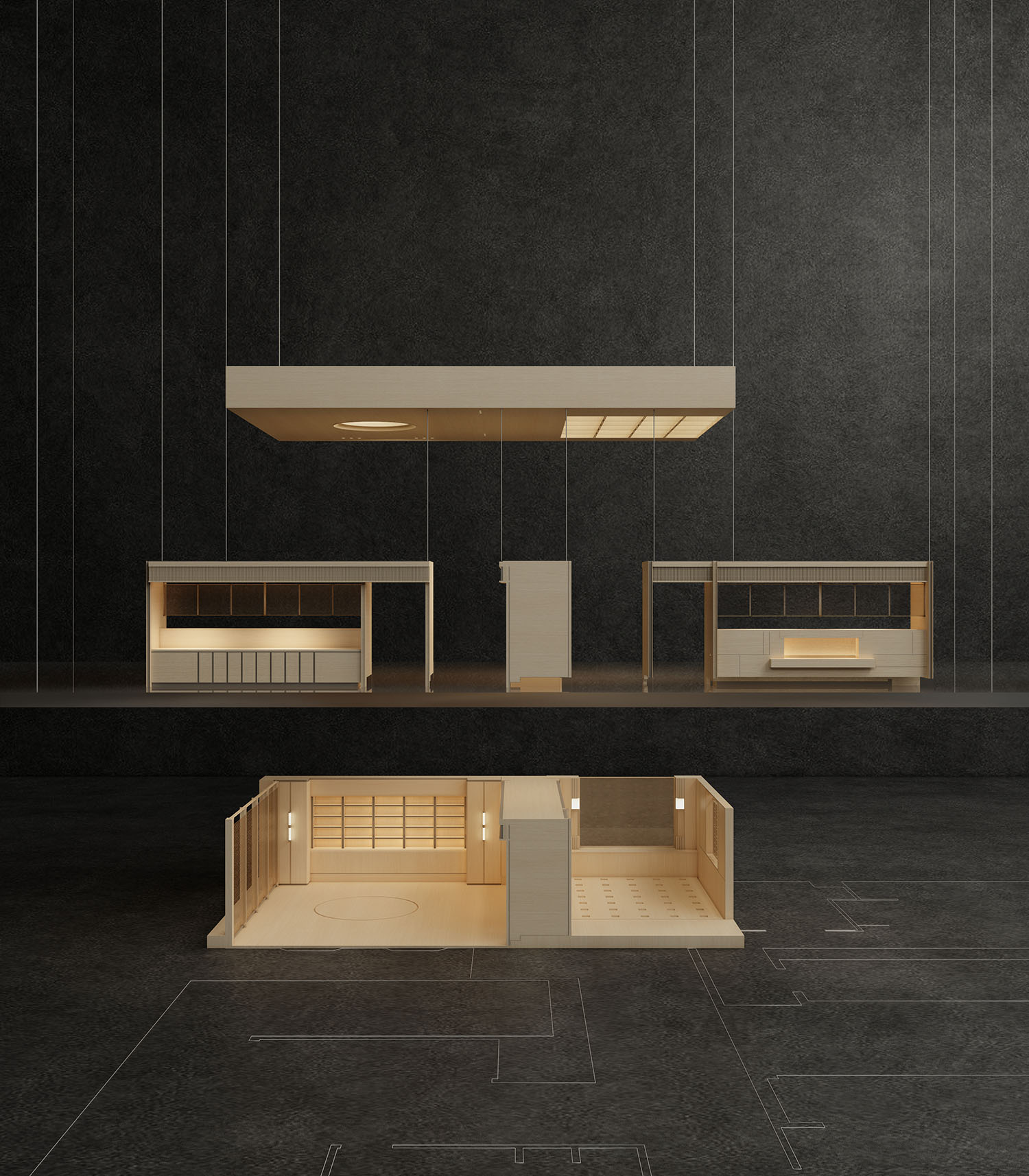 spa,按摩店设计,spa会所,按摩店设计案例,按摩店设计方案,按摩店装修,成都御槿轩SPA-都市肌理的诗意重构,成都,池也设计