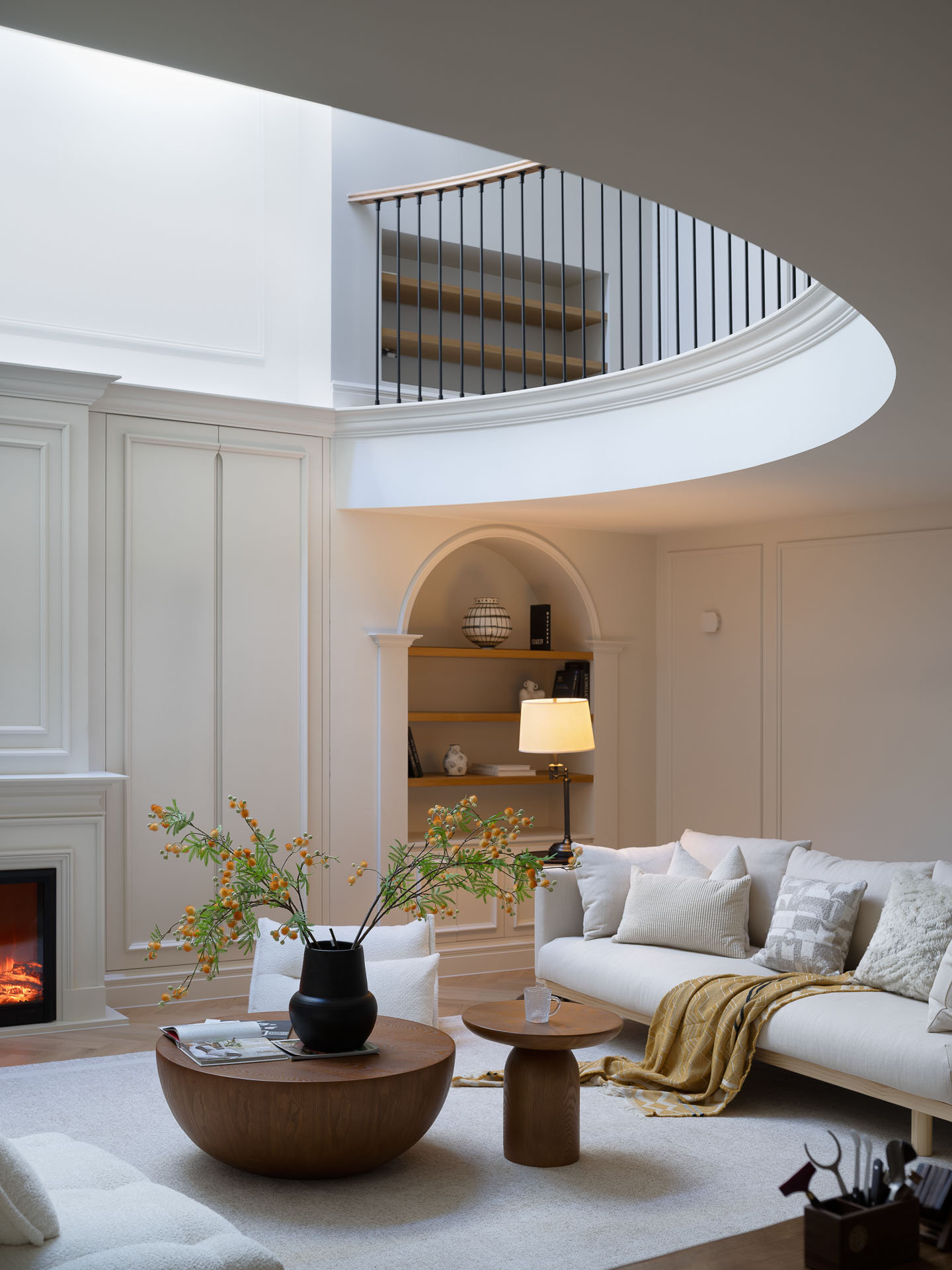 350㎡别墅设计,350㎡,别墅设计案例,住宅设计,法式风格家装设计,现代法式别墅,别墅设计方案,轻法式风格住宅,上海,海上溪云别墅一宅藏四季寸土生诗行,示觉设计