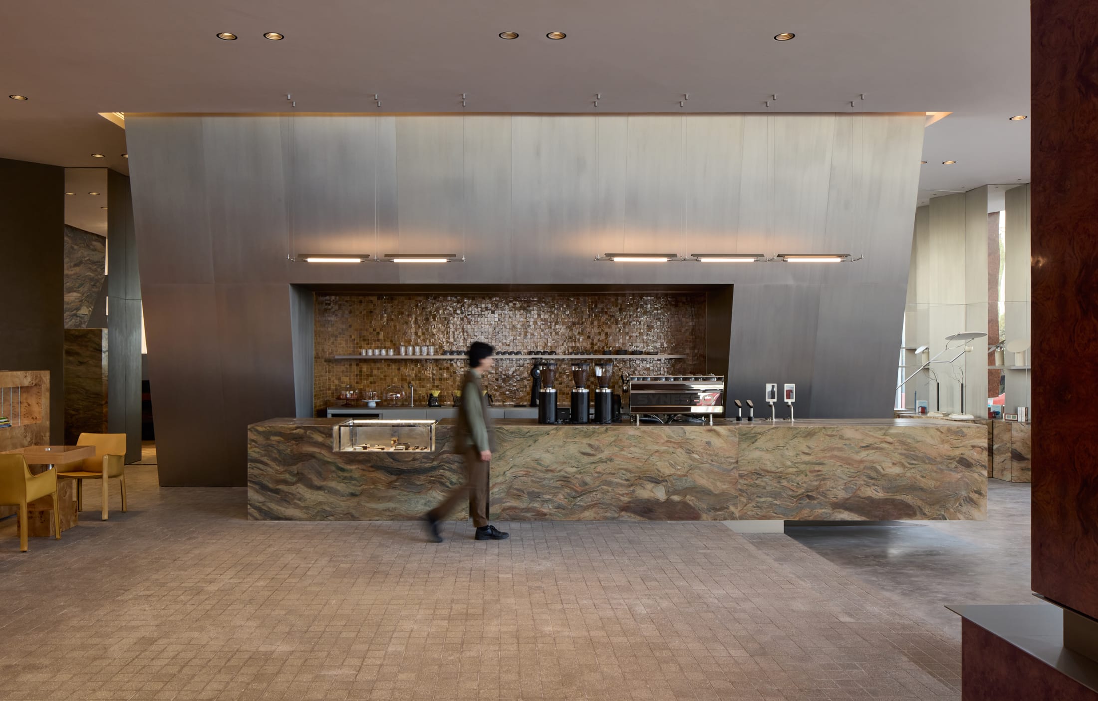 Styled Habitat,咖啡厅设计,阿布扎比,咖啡厅设计案例,咖啡厅设计方案,Daily Press,极简风格咖啡厅设计