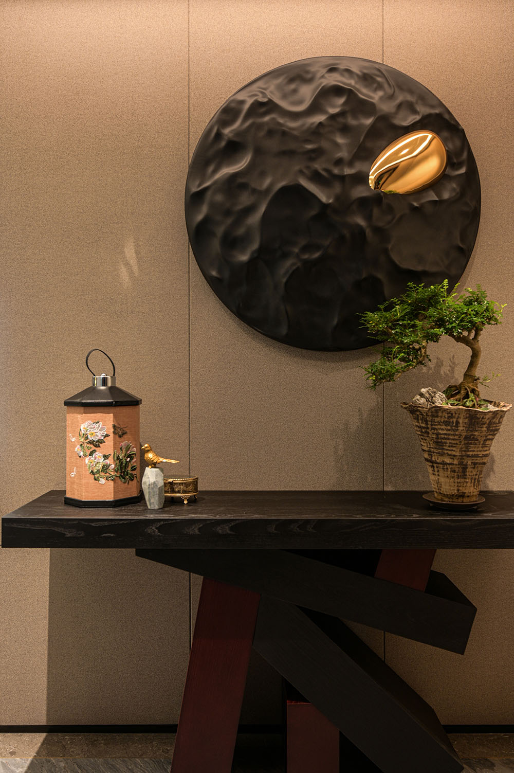 195㎡大平层,195㎡,住宅设计,复古风大平层,复古风住宅,现代风格家装设计,大平层设计案例,大平层设计方案,福清复古风大平层-梵熙,福建福清,廿上设计事务所