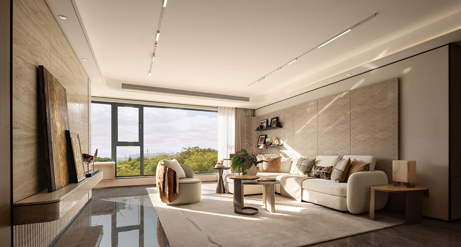 128㎡,公寓样板间,样板间设计,轻奢样板间,样板间设计案例,样板间设计方案,样板间软装设计,样板间美学空间,现代风格样板间设计,济南金海瑞園:用设计为岁月筑栖居,济南,艾迪尔设计