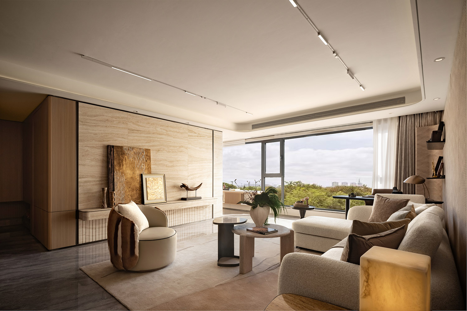 128㎡,公寓样板间,样板间设计,轻奢样板间,样板间设计案例,样板间设计方案,样板间软装设计,样板间美学空间,现代风格样板间设计,济南金海瑞園:用设计为岁月筑栖居,济南,艾迪尔设计