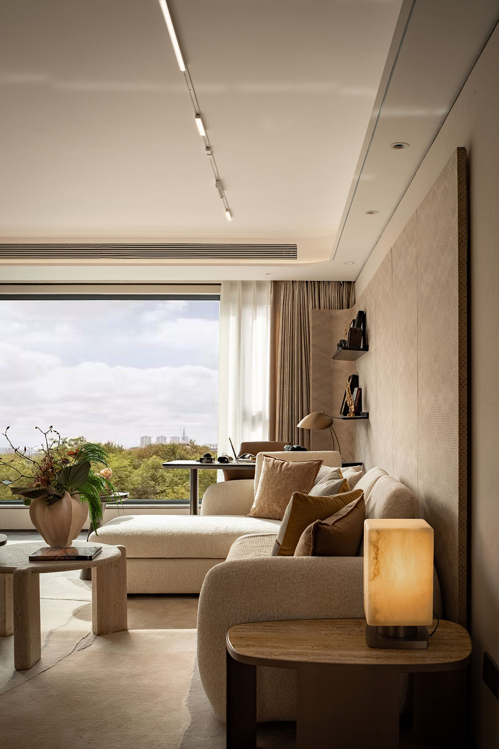 128㎡,公寓样板间,样板间设计,轻奢样板间,样板间设计案例,样板间设计方案,样板间软装设计,样板间美学空间,现代风格样板间设计,济南金海瑞園:用设计为岁月筑栖居,济南,艾迪尔设计