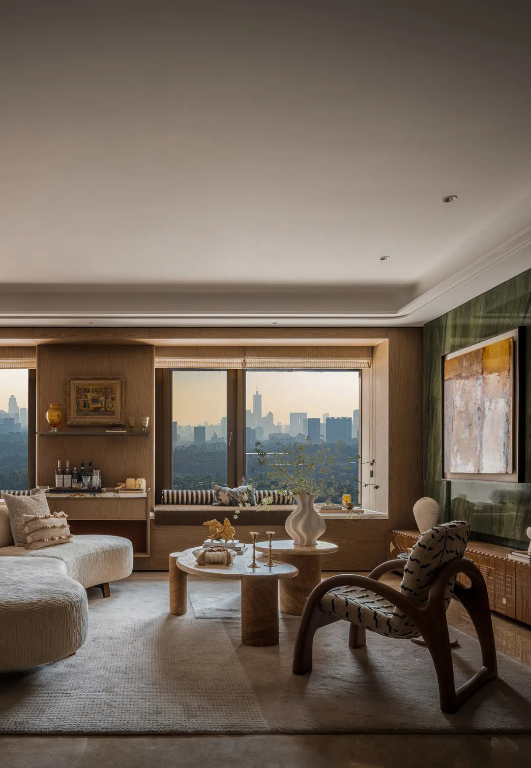 123㎡,185m²,样板间设计,大平层样板间,小户型样板间,样板间设计案例,样板间设计方案,现代风格样板间设计,轻奢样板间,上海康定壹拾玖:游刃艺界无问西东,上海,布鲁盟室内设计