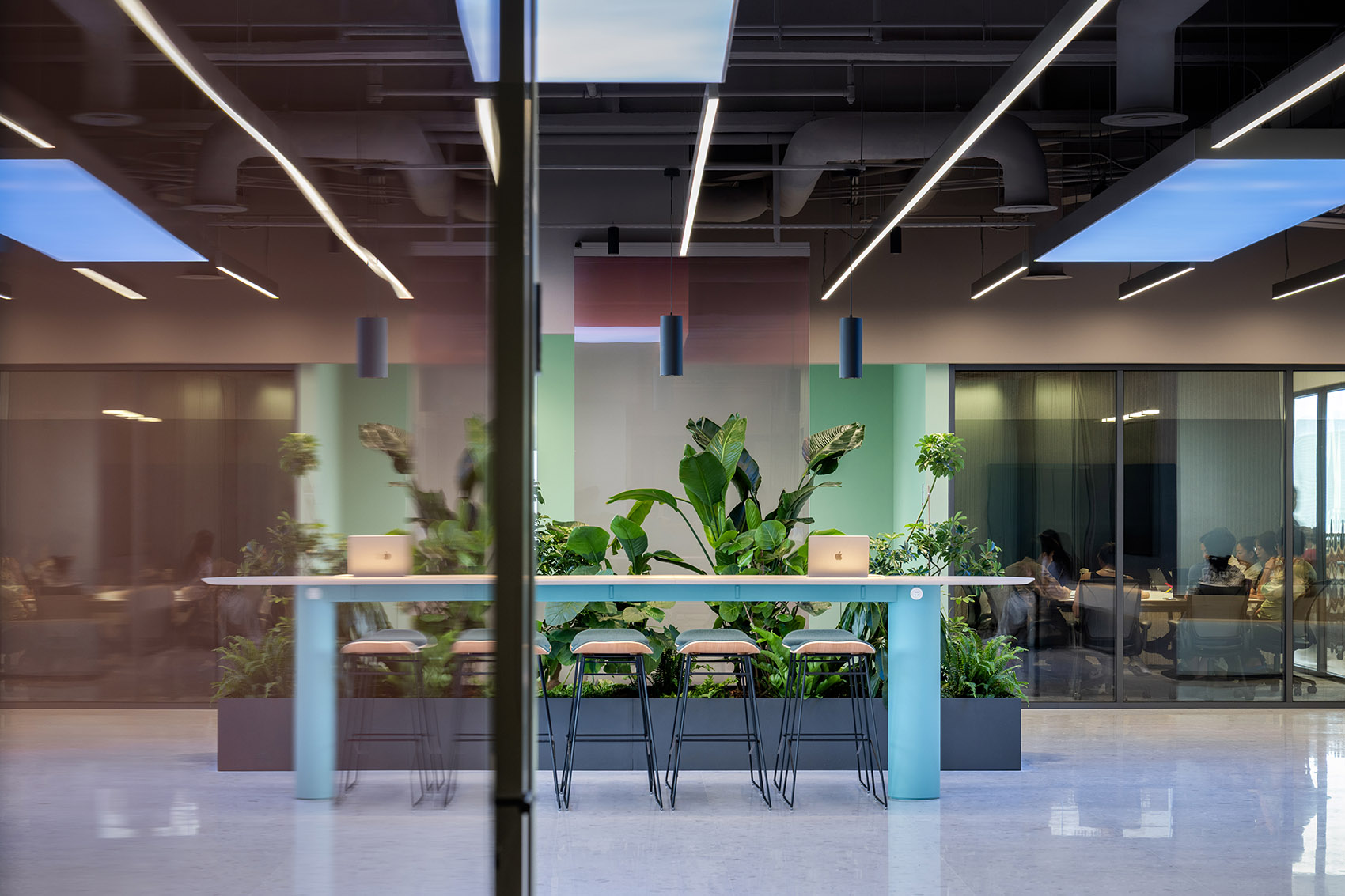 开放式办公室,办公室装修,IFG伊波莱茨建筑设计,办公室设计案例,办公室设计方案,阳狮集团上海办公总部,上海,办公室设计