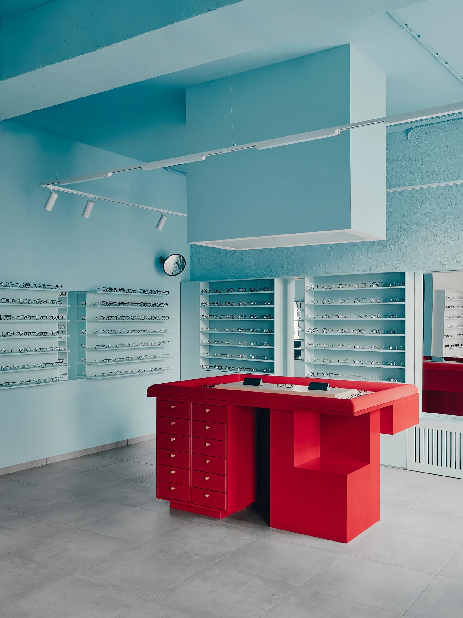 Hubarch Studio,零售店设计,Bazilio眼镜店,俄罗斯,圣彼得堡,眼镜店,眼镜店设计,店铺设计