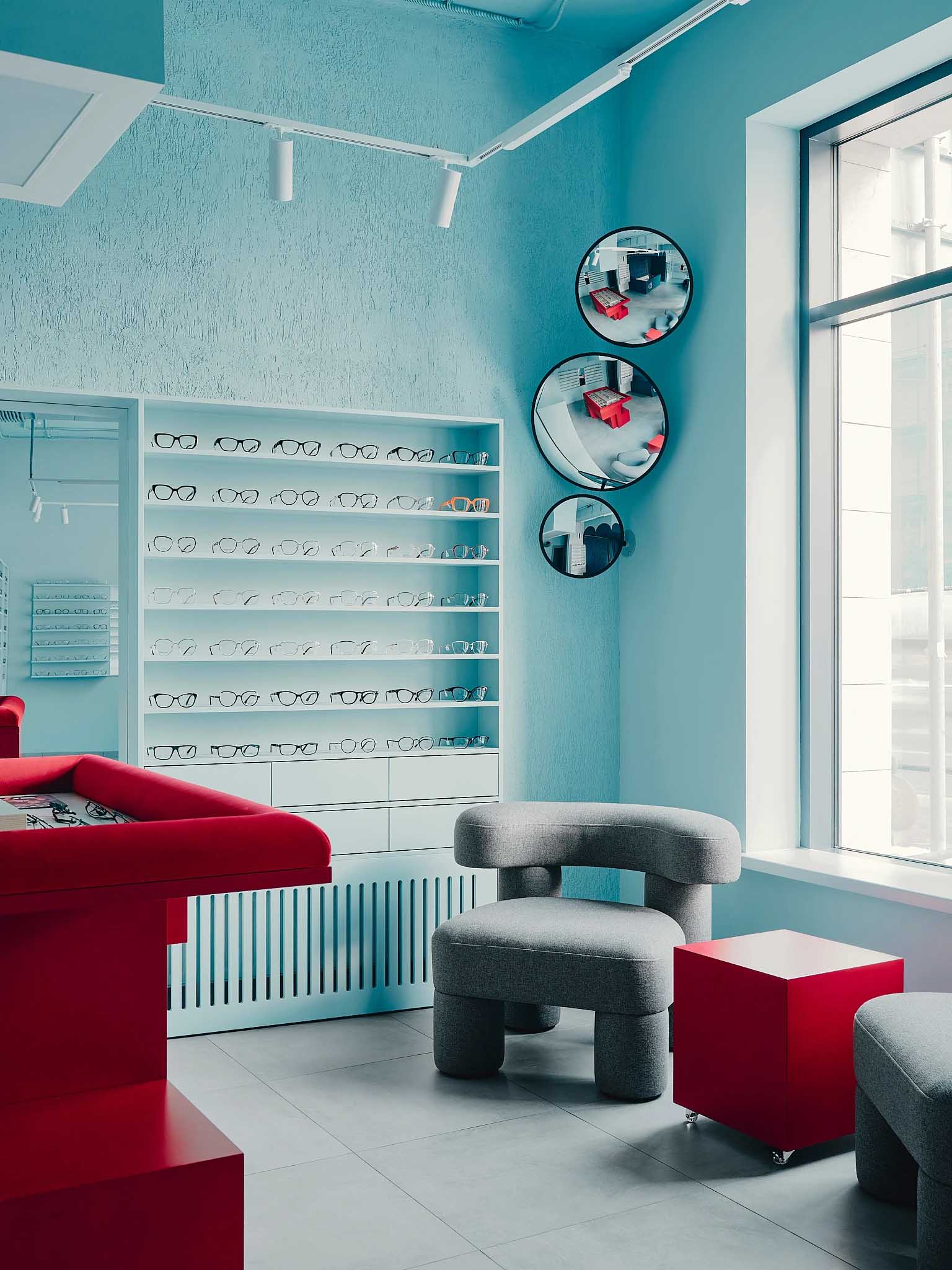 Hubarch Studio,零售店设计,Bazilio眼镜店,俄罗斯,圣彼得堡,眼镜店,眼镜店设计,店铺设计