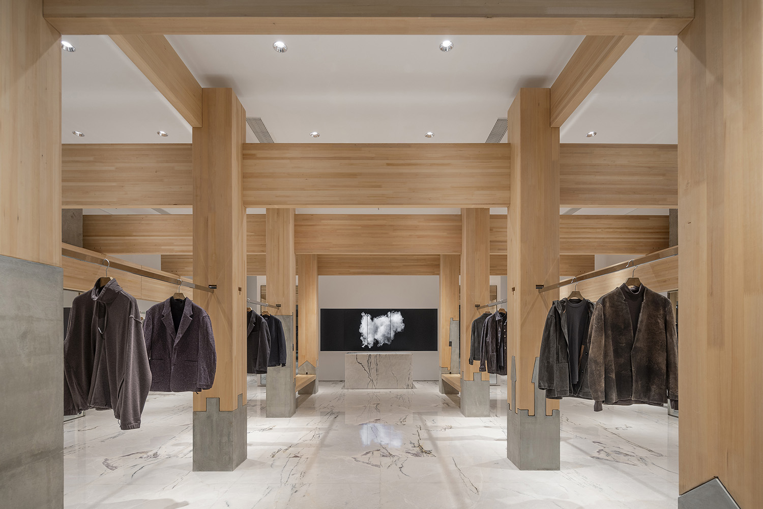 男装店设计,服装店设计,服装零售店,零售店设计,男装零售店,商店设计,服装店设计案例,服装店设计方案,禅之柱—单农太原万象城店,太原,罗宇杰工作室