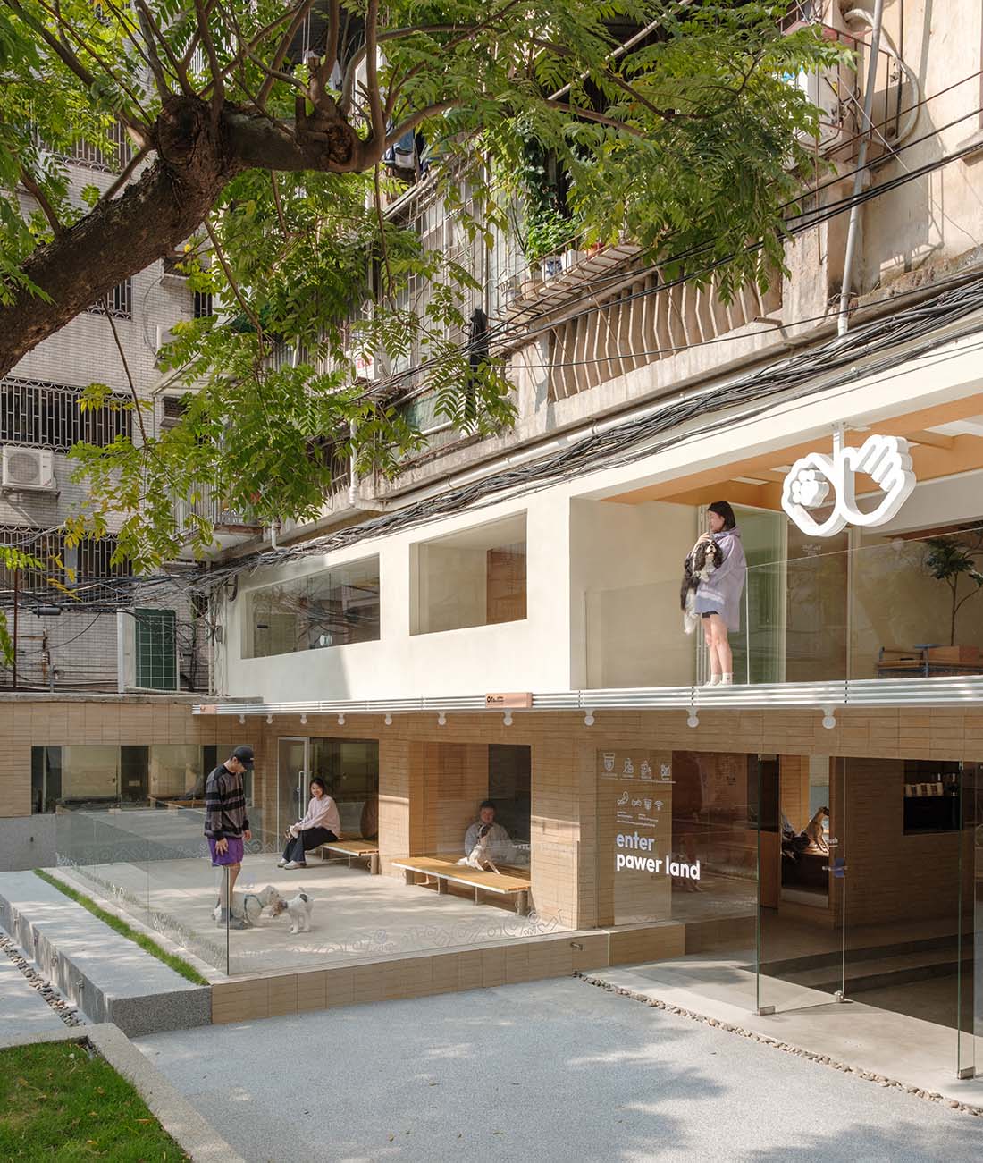 宠物店设计,宠物零售空间,人宠空间设计,商店设计,宠物店设计案例,宠物店设计方案,宠物店装修,广州Pawer land市井间的人宠和谐聚落,广州,Informal异规设计