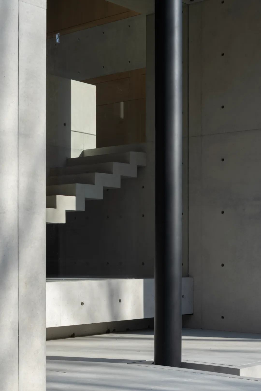 建筑设计,清水混凝土建筑,生活艺术空间,艺术展厅空间,材料展厅,沈阳在舍·一个偏远的精神栖息地,沈阳,鹏和朋友们设计事务所