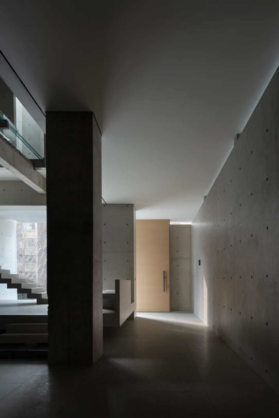 建筑设计,清水混凝土建筑,生活艺术空间,艺术展厅空间,材料展厅,沈阳在舍·一个偏远的精神栖息地,沈阳,鹏和朋友们设计事务所