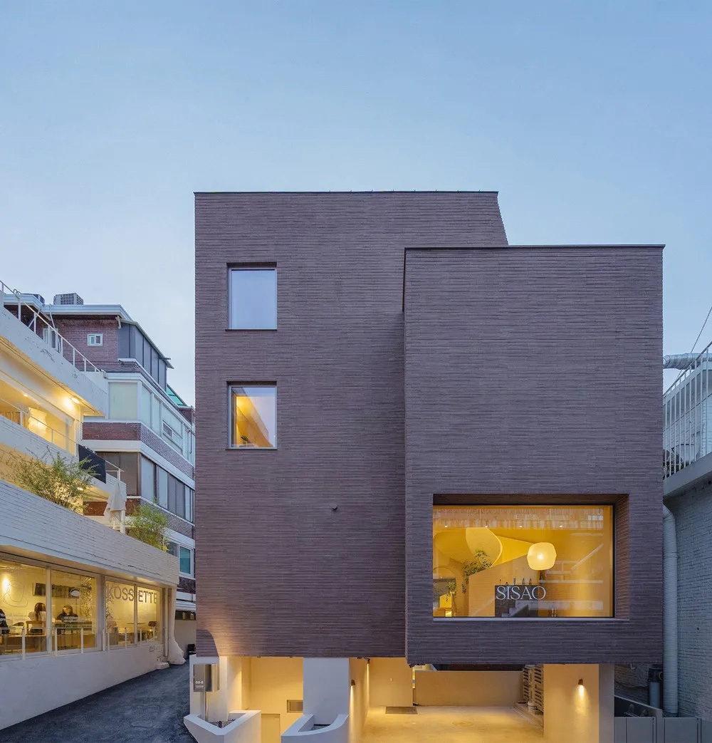 z-lab,零售店,首尔,SISAO,极简风格店铺设计,极简主义,梨泰院,咖啡厅