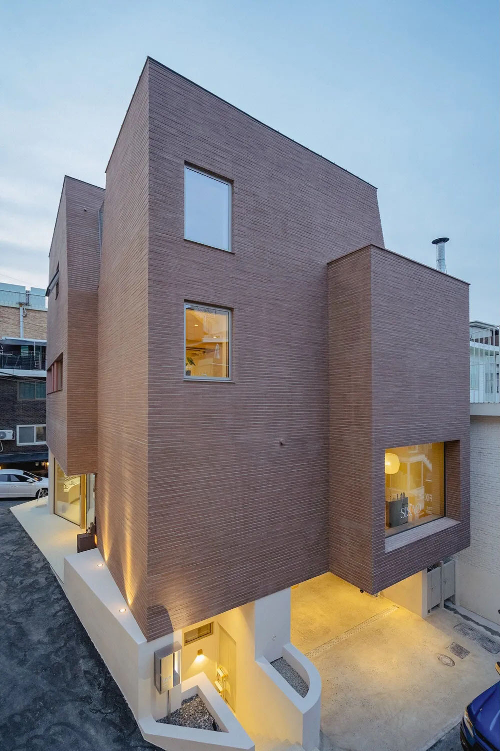 z-lab,零售店,首尔,SISAO,极简风格店铺设计,极简主义,梨泰院,咖啡厅