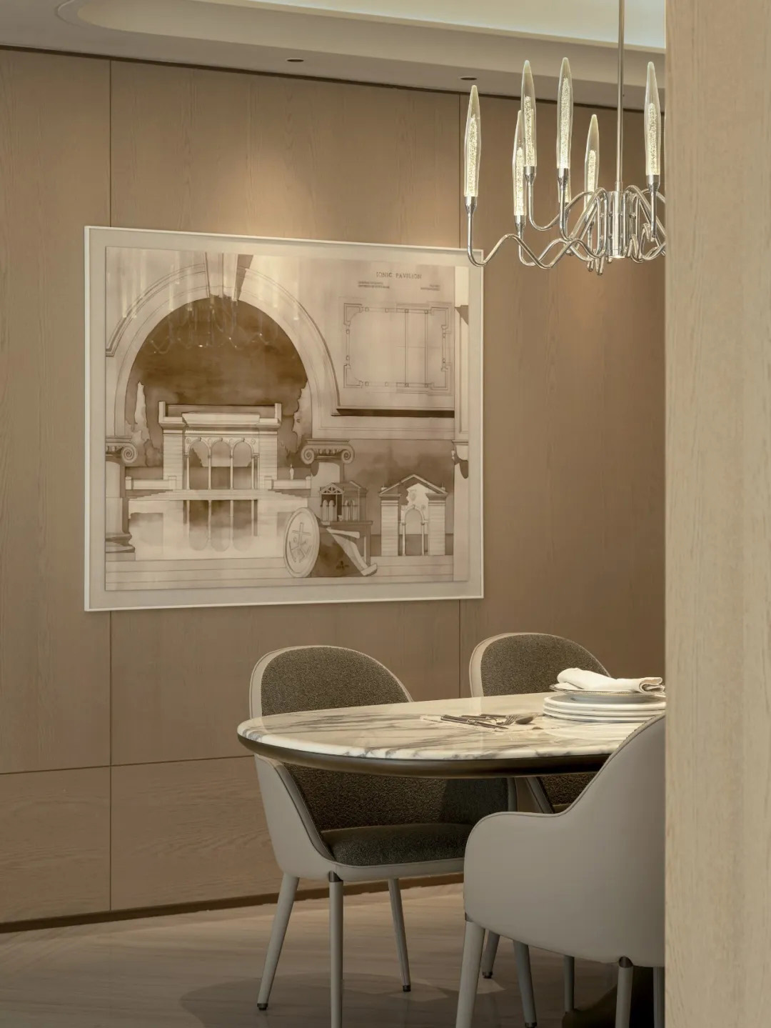 CCD,大平层设计,大平层设计案例,西安,大平层,华润置地西安玺宸上院,郑中,西安大平层