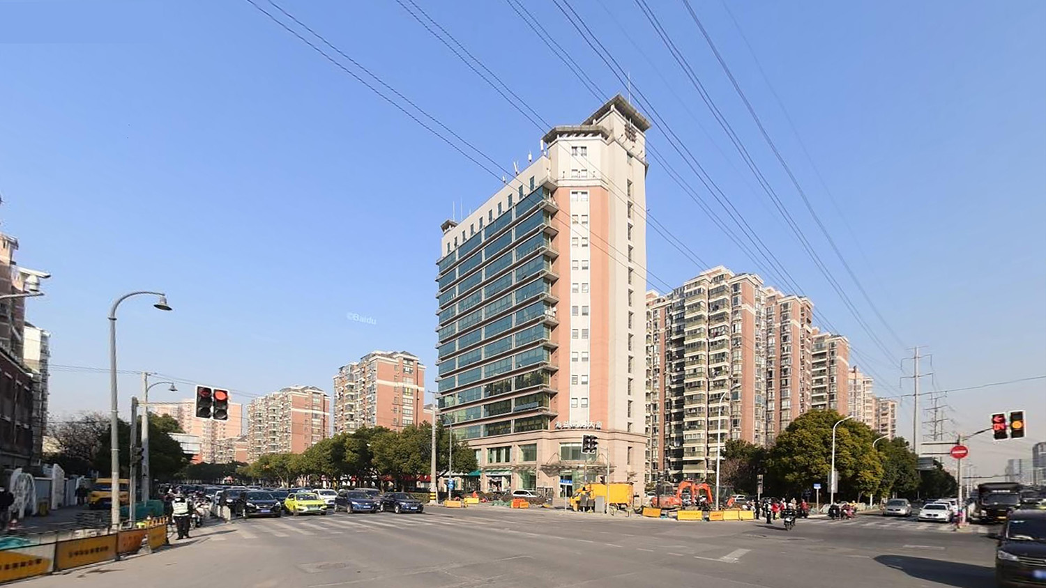 办公大楼改造,外立面改造,建筑改造,立面设计,城市更新,上海长宁海益大厦改造项目,上海,DUTS杜兹设计