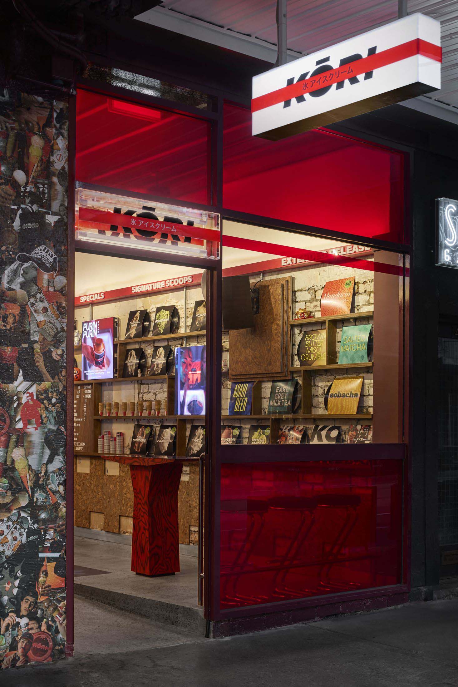 甜品店设计,冰淇淋店设计,甜品店设计案例,甜品店设计方案,Air Design Studio,Kori Ice Cream,墨尔本,极简主义,极简风格