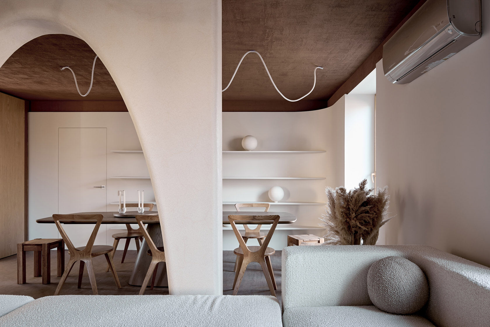 SHKAF architects,住宅设计,住宅设计案例,俄罗斯,莫斯科,极简风格住宅设计,微水泥,极简主义,住宅改造