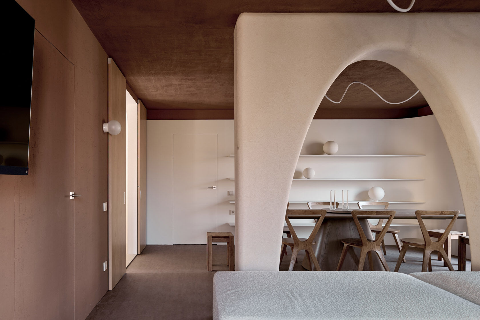 SHKAF architects,住宅设计,住宅设计案例,俄罗斯,莫斯科,极简风格住宅设计,微水泥,极简主义,住宅改造