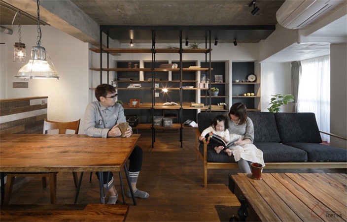 日本LOFT风格住宅改造设计