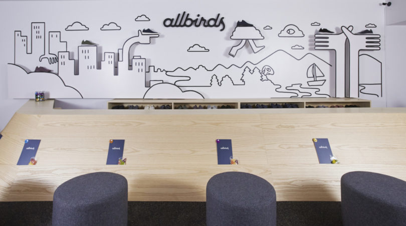 商业空间，零售店设计，Allbirds，鞋店设计，探店