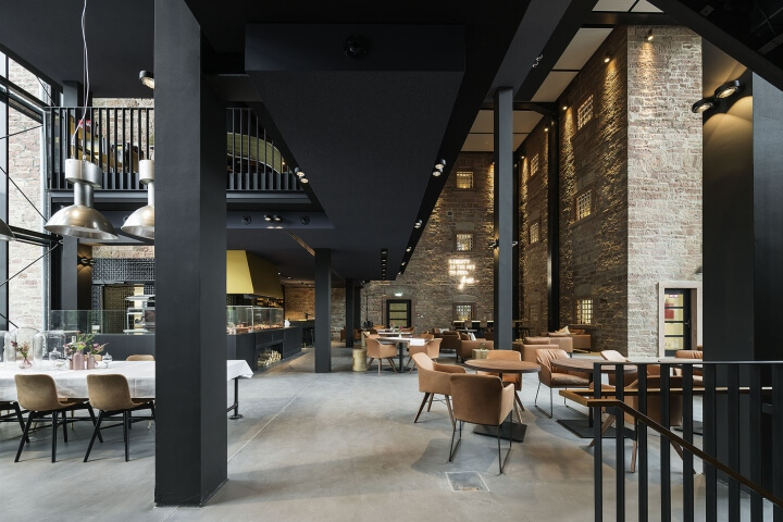 商业空间，酒店空间，建筑改造，监狱改造酒店，工业风