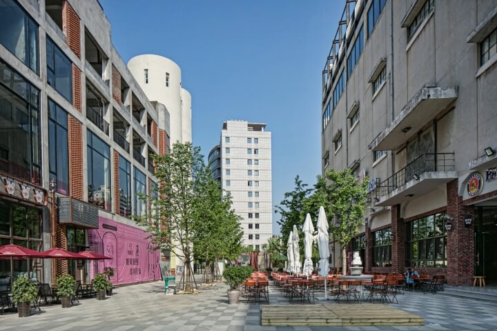 商业空间，建筑改造，仓库改造，温州面粉厂改造，温州创意园