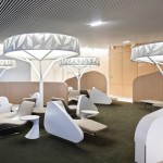 巴黎法航商务舱候机厅设计