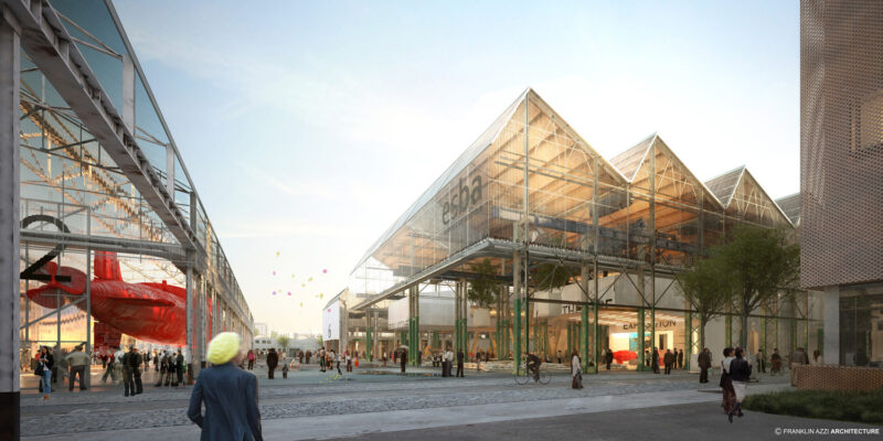 南特Alstom Halles美术学院改造