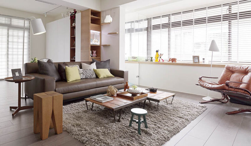 建筑改造之台湾75平方工业风格公寓