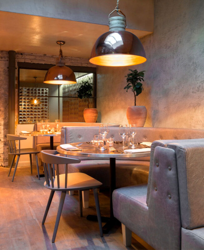 伦敦工业风餐厅设计