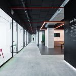 以色列现代风创业中心办公室设计