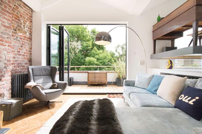 伦敦60㎡挑高阁楼公寓