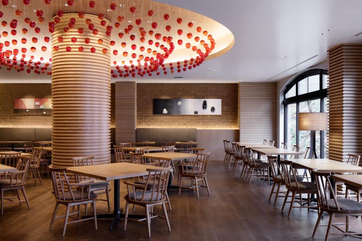 日本简约自助餐厅设计，自助餐厅设计