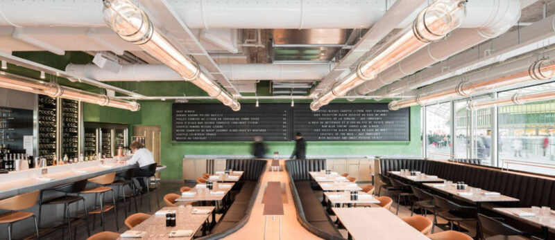 法国时尚Champeaux餐厅设计