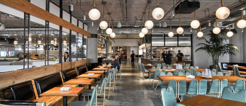 Dropbox科技公司的自助餐厅&咖啡厅