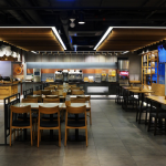 韩国融入传统概念的自助餐厅