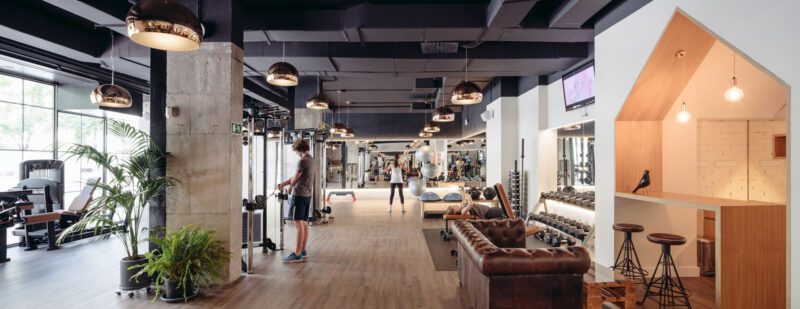 马德里结合休闲概念的健身馆