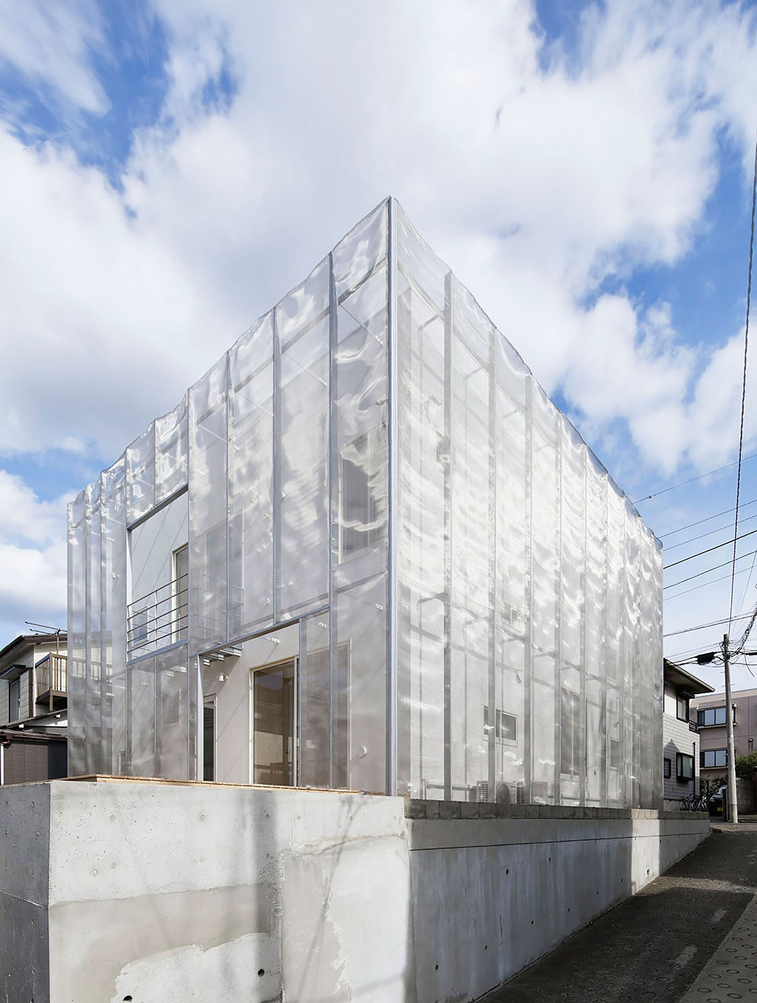 建筑外墙，建筑设计，包裹的建筑物