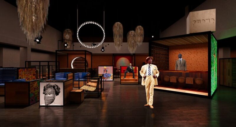 非洲大陆上的概念酒店