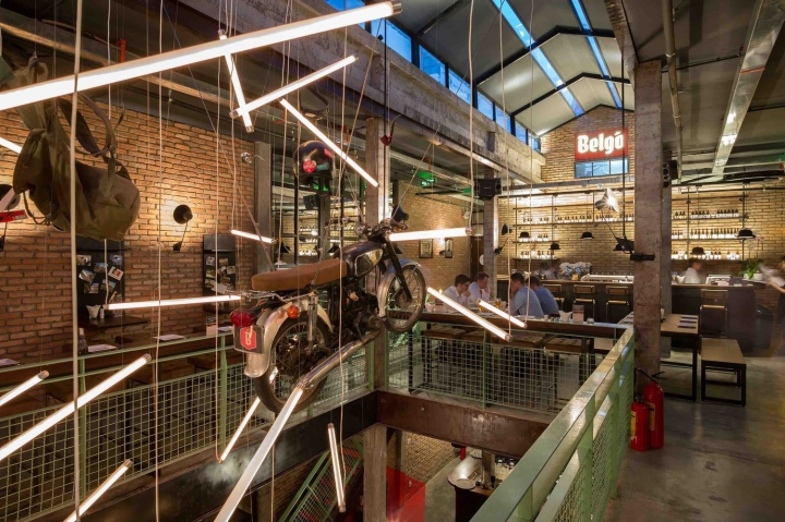商业空间，餐饮空间，国外餐厅设计，工业风格餐厅，主题餐厅