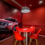 印度日产汽车现代风格办公室设计