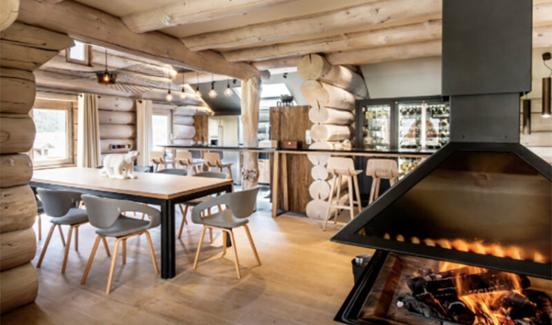 充满野性基调的法国乡村风度假小屋设计