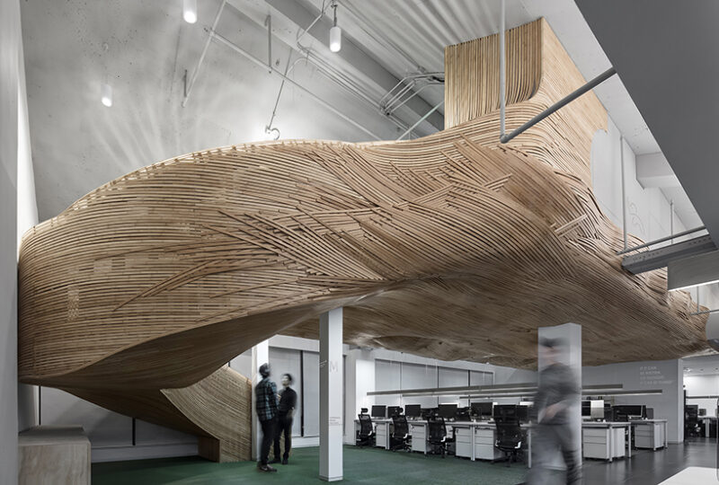 北京传播公司现代风格办公室设计