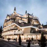 拥有白云石山脊线优雅线条的意大利圣卡西亚Tofana酒店设计