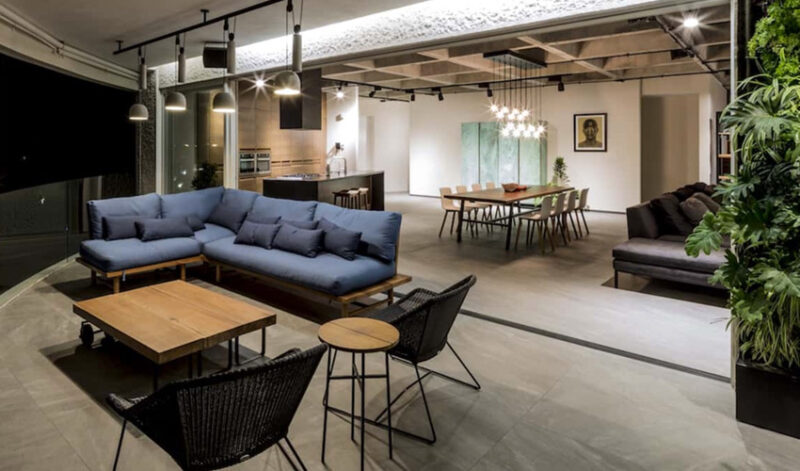Loft随兴自由感—墨西哥工业风格公寓设计