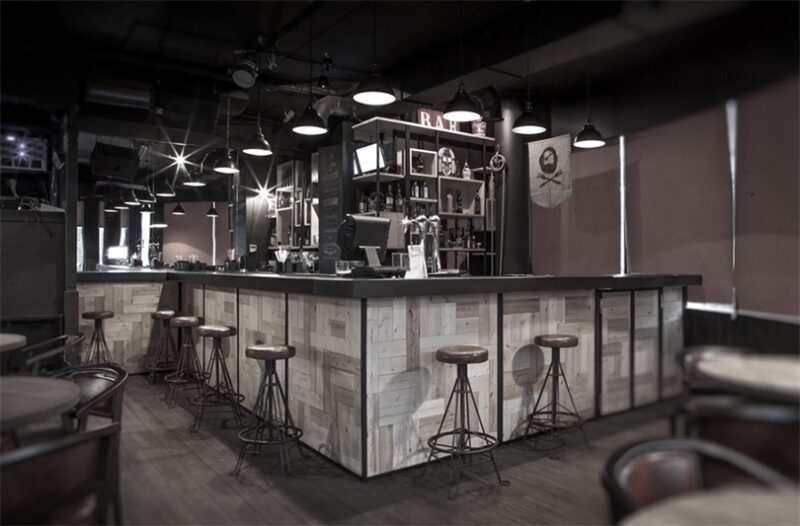 Boroda Bar 美式工业风格酒吧设计
