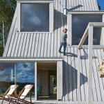 瑞典森林边的度假小屋