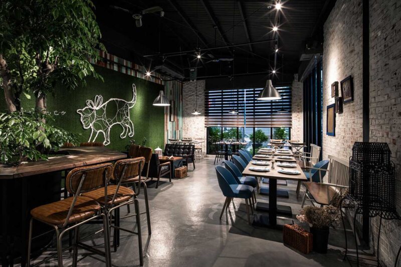 法式复古怀旧风：台中Gatto Bianc咖啡馆设计