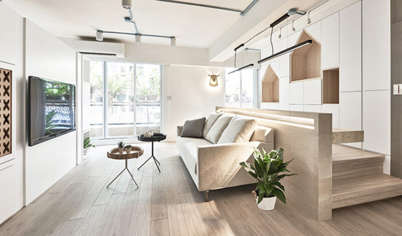 时光的礼物—台北132㎡老屋翻新北欧风收纳宅